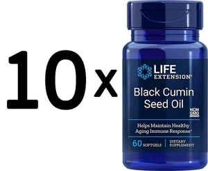 10 x Life Extension Black Cumin Seed Oil - 60 softgels (249,98 EUR/kg) - Bild 1 von 1