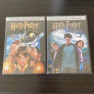 Harry Potter And The Sorcerers Stone & Prisoner Of Azkaban DVDs Lot 2 New Sealed - Picture 1 of 5