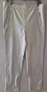 Zac & Rachel Damengröße 14 Anzughose schwarz & weiß mit Reißverschlusstaschen vorne - Bild 1 von 4