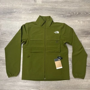 New The North Face Willow Stretch Jacket Forest Olive Small Windwall Ripstop - Picture 1 of 9