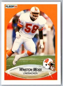 1990 Fleer Winston Moss #352  Football Card - Picture 1 of 2