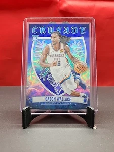2023-24 Phoenix Cason Wallace Crusade #12 International Blue /35 (RC) OKCThunder - Picture 1 of 2