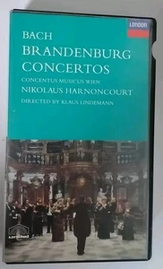 Super seltene VHS Bach Die sechs Brandenburgischen Konzerte Nikolaus Harnoncourt mit Papieren - Bild 1 von 4