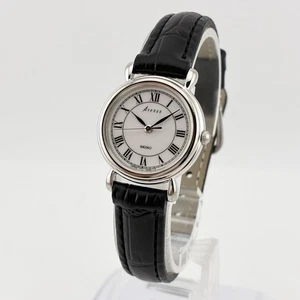 Seiko Avenue Quarzuhr silber schwarz echte Batterie ersetzt seltenes Modell - Bild 1 von 8