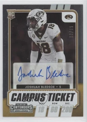 2021 Contenders Draft Picks College Campus Ticket /99 Joshuah Bledsoe #255 Auto - Image 1 of 2