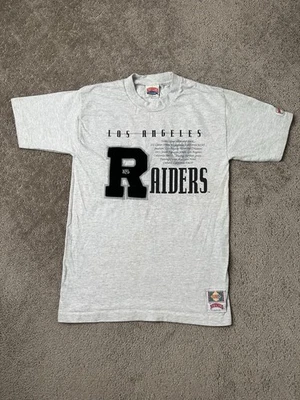 Vintage Mens Tshirt 90s Los Angeles Raiders Oakland Nutmeg NFL USA, Size M - Image 1 of 4