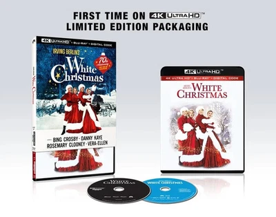 WHITE CHRISTMAS (4K, Blu-ray, Digital, Slipcover) "MOST COMPLETE SET" LIKE NEW! - Image 1 of 4