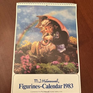 M. J. Hummel Figuren Kalender 1983 Edition Vintage 8,5x12" Goebel W Germany - Bild 1 von 6