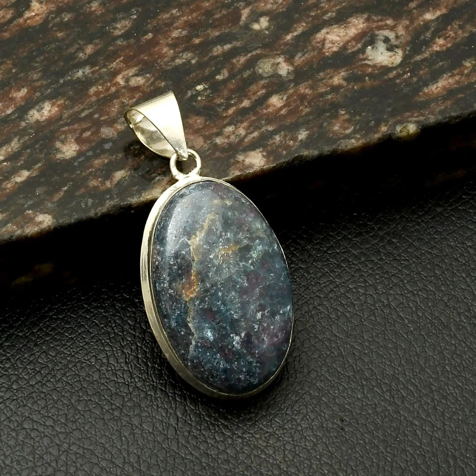 Joyería colgante hecha a mano de piedras preciosas de zoisita de rubí para Navidad 1,8" AP-39010 Foto 1 de 1