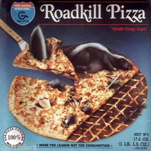 RoadKill Pizza Gag Foods  Funny Refrigerator Magnet .Mom won't cook! - Picture 1 of 1