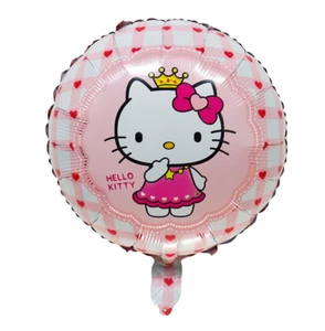 Hello Kitty 45cm Round Helium Foil Balloon Girls Birthday Party Helium Balloons - Picture 1 of 5