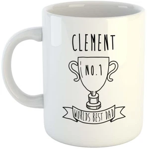 Clement - Worlds Best Dad Mug, Fathers Day Gift - Bild 1 von 1