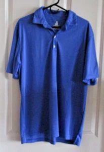 Camisa Polo Johnnie O Para Hombre Grande Azul AMG Golf Performance - Imagen 1 de 8