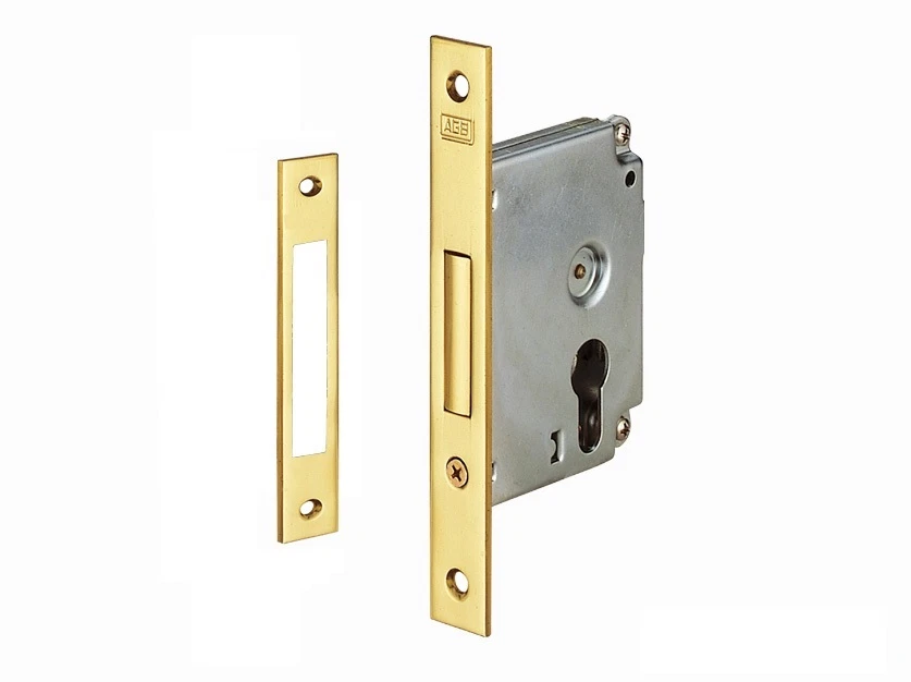 Serratura Sicurezza AGB solo catenaccio, a cilindro