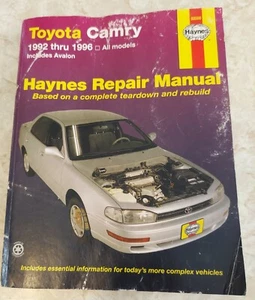 Haynes Auto Repair Manual Toyota Camry Avalon 1992-1996 92006 - Bild 1 von 2