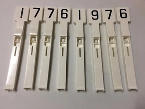 Gottlieb Pioneer / Spirit of 76 / New York flipper set bersagli a goccia in plastica - nuovo - Foto 1 di 1
