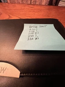 BMW Owners Manual  2005   320 I - 325 I-325 XI - 330 -  330Xl   All Booklets Inc - Picture 1 of 3