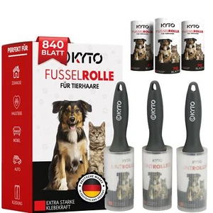 Rollo de pelusa 840 hojas cepillo de pelusa pelo de animal muebles sofá 12x | 20x juego de recarga - Imagen 1 de 15