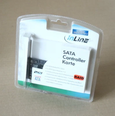 inLine - SATA Controller Karte/ PCI SATA RAID Controller - 4 Anschlüsse - Bild 1 von 4