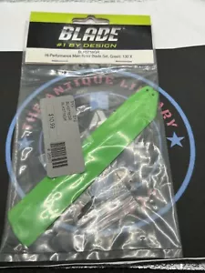 Blade. BLH3716GR Hi-Performance Main Rotor Blade Set, Green: 130 X - Picture 1 of 1