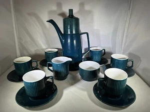 British Anchor "Impact" komplettes Kaffeeservice MCM 60er Jahre türkis - Bild 1 von 6