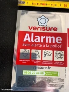 Autocollant NEUF 15 x 9.5cm Verisure Securitas Direct authentique. - Imagen 1 de 7