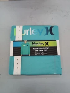 Hurley Youth Boy's UPF 50+ Long Sleeve Rash Guard Swim Top Sz 4 AM1 - Picture 1 of 4