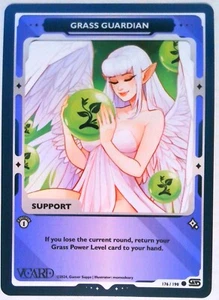 Grass Guardian (Regular) 176/190, 1st Edition, Rising Stars, VCard - Picture 1 of 2