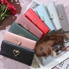 Multipurpose Love Heart Wallets PU Leather Clutch Bag Female Card Holder  Women