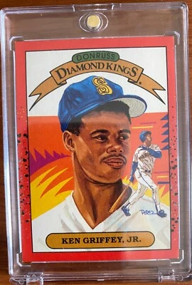 Donruss Ken Griffey 1989, Jr. #4 (error trasero) Foto 1 de 2