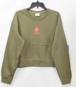 Columbia Women Size XL Crop Crew Neck Trek Pullover Fleece Sweatshirt NwT - Picture 1 of 8