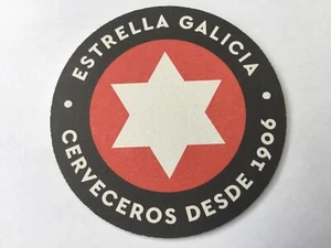 ESTRELLA CERECEROS DESDE 1906 GALICIA 1963 BEER MAT, SPAIN - Picture 1 of 1