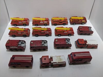 Vintage Matchbox No 29 Fire Pumper Rover Lesney England DENVER Toy Truck Foamite - Image 1 of 4