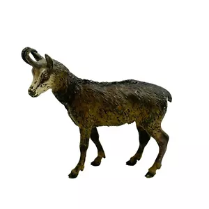 Österreichische kaltbemalte Bronze junge Karibu Figur um 1900 - Bild 1 von 5