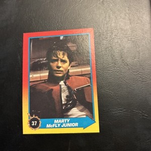 Jb9c Back To The Future 2￼ 1989 Topps #37 Marty Mcfly, Junior, Michael Fox