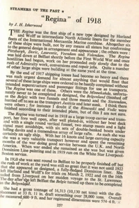 REGINA von 1918 - SEA BREEZES Zeitschrift REVIEW - Okt. 1960 - Bild 1 von 4
