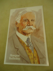Morgan Bulkeley 4" X 6" Perez-Steele Card Hall Of Fame  8175/10,000 Nr Mt