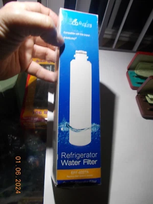 Запечатанный водяной фильтр для холодильника EcoAqua EFF-6027-A совместим с Samsung - Изображение 1 из 4