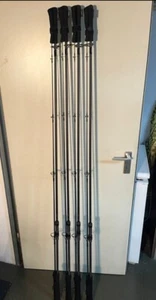4 x Greys Xlerate 12 piedi 3,25 libbre (FJS) manico completo duplon canne carpa carpa TOP! - Foto 1 di 14