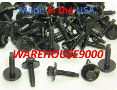 50 pernos de carrocería de cabeza hexagonal Auveco 15818 para Chrysler: 6100568 uso universal Foto 1 de 4