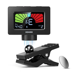 🎸 Donner DT-10 Guitar Tuner Magnetic & Clip On Tuning With Color LCD Display - Picture 1 of 14