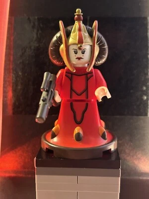 Lego Reina Amidala Minifigura Error de Impresión, 1 de su clase - sw0387 1 Foto 1 de 4