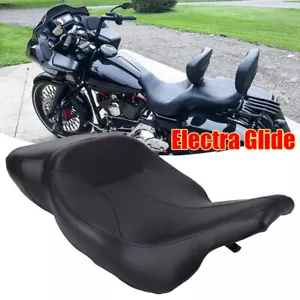 Asiento de pasajero de conductor bajo profesional para Harley Touring Electra Glide FLHTC 1997-2007 EE. UU. - Imagen 1 de 12