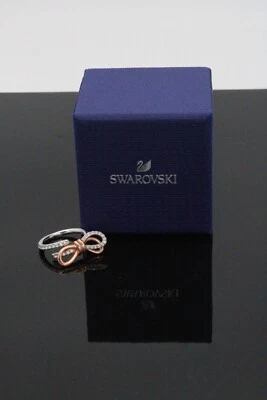 Swarovski Ring  Lifelong Bow  Damenring Frauenring Schlaufe silberfarben - Bild 1 von 4