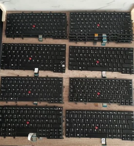 Lot of 14 - Lenovo Thinkpad Keyboard replacements - As is / Parts / Repair - Afbeelding 1 van 18