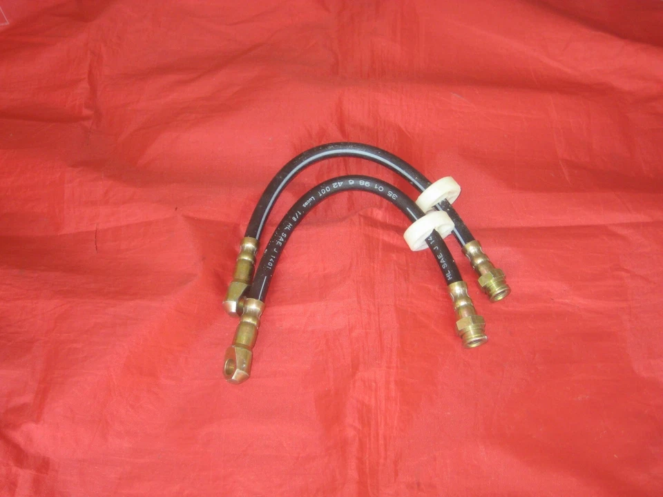  MANGUERAS DE FRENO DELANTERAS EXTERIORES para SEAT IBIZA MK1 1985 a 1993 LUCAS GHP592 Foto 1 de 1