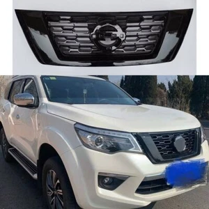 Front Grille Radiator Mesh Fits For Nissan Terra 2020+ With Glossy Black - Picture 1 of 4