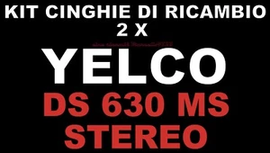★ERSATZRIEMEN 2x YELCO SOUND DS 630 MS STEREO SUPER 8mm PROJEKTOR★ - Bild 1 von 1