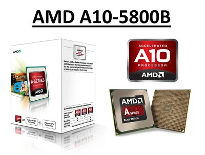 AMD A10-5800B Quad Core Processor 3.8 - 4.2 GHz, Socket FM2, 100W CPU - Image 1 of 4