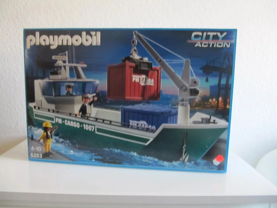 Playmobil® "Frachtschiff / Hafen / Containerschiff" 5253 neu und OVP - Bild 1 von 4